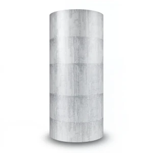 Vinyl Wallpaper Patterned Design 15.6m × 100 cm Gray