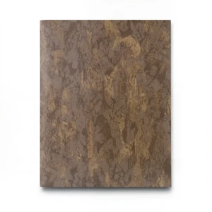 Vinyl Wallpaper Engravings Design 15.6m × 100 cm Brown with Beige Veins