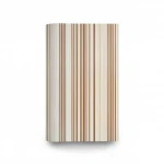 Wallpaper, Striped Design, Light beige with brown stripes Color, Size 15.6m×106cm
