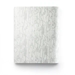 Vinyl Wallpaper Pattern Design 15.6m × 100 cm Off-White Gray Veins