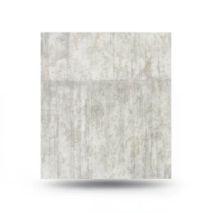 Vinyl Wallpaper Patterned Design Size 15.6m × 100 cm Beige with Gray Pattern