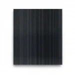  Wallpaper, Striped Design, black Color, Size 15.6m×100cm 