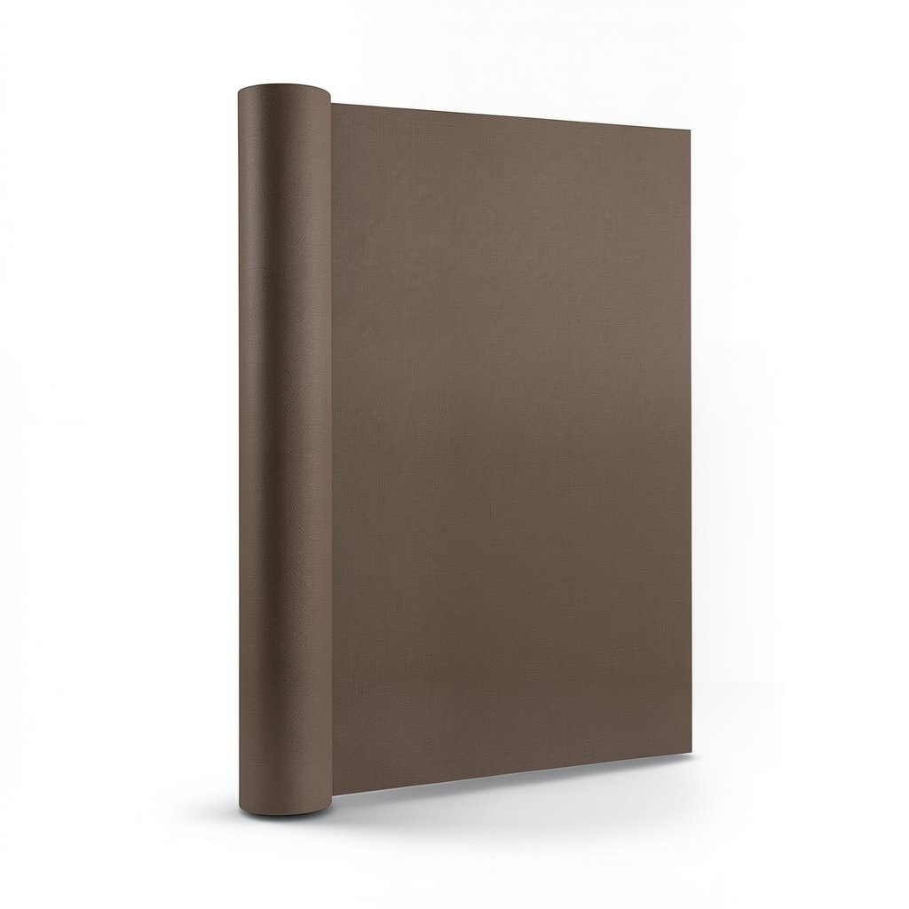 Plain Wallpaper Brown Color Size 15.6 m x 100 cm