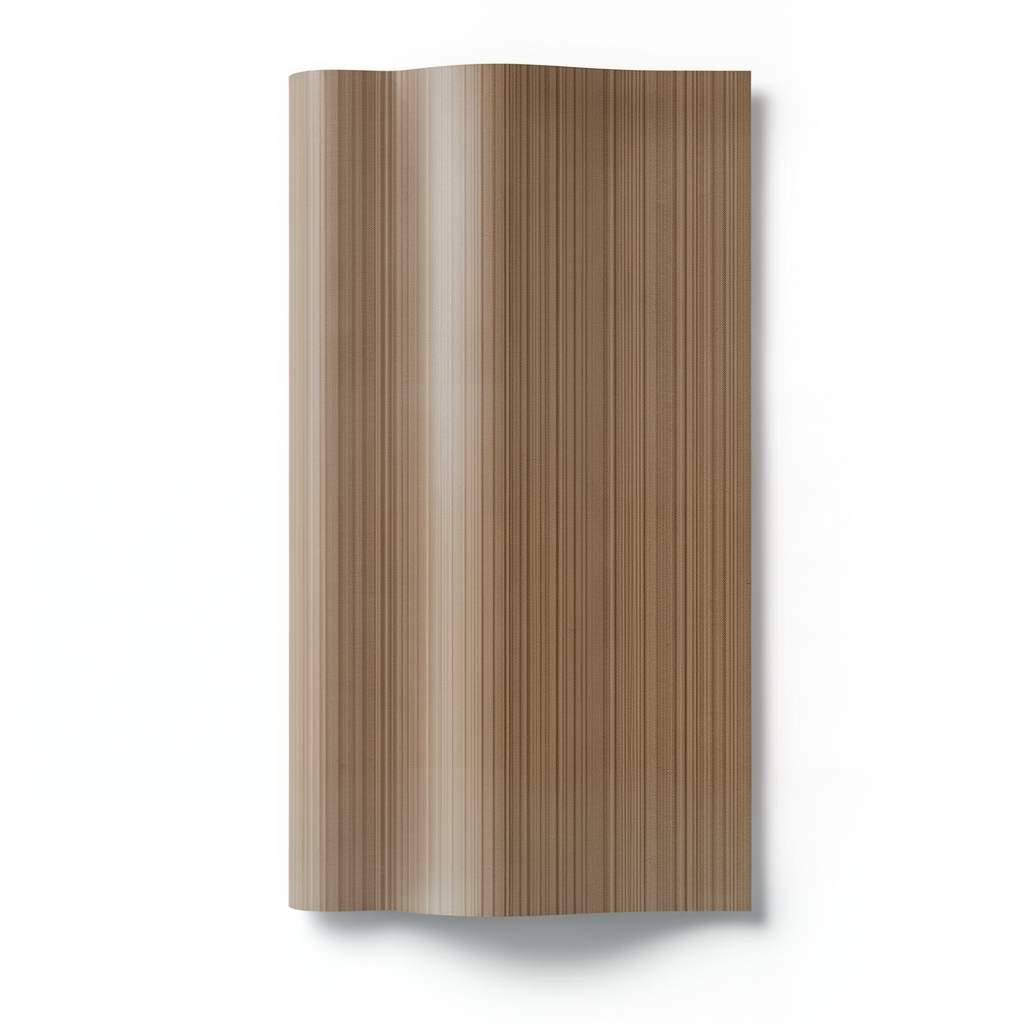 Vinyl Wallpaper Patterned Design 15.6m × 106cm Brown Color