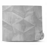  Geometric Wallpaper, Gray Color, Length 10m, Width 1.06m, Model Z21843 
