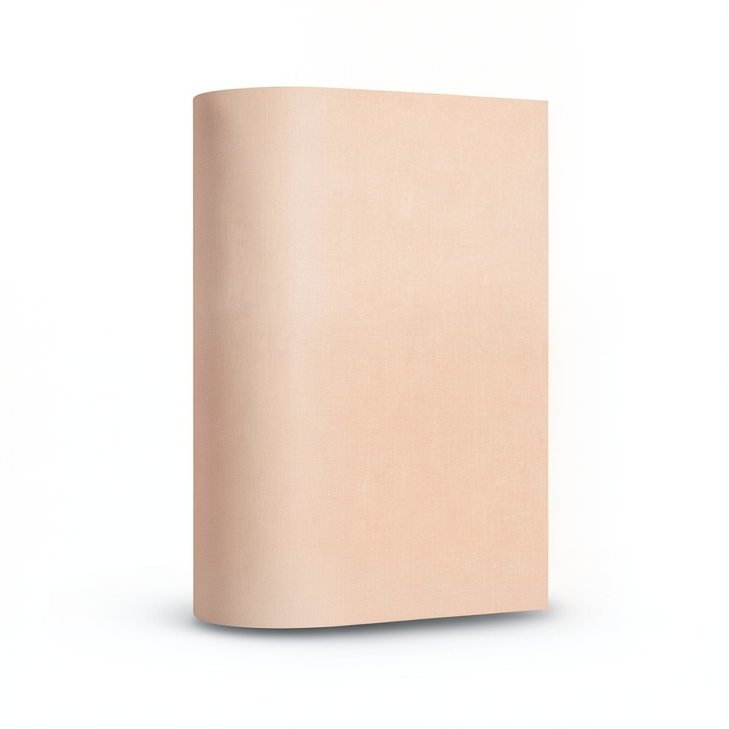 Plain Wallpaper 15.6m x 100cm Peach Beige
