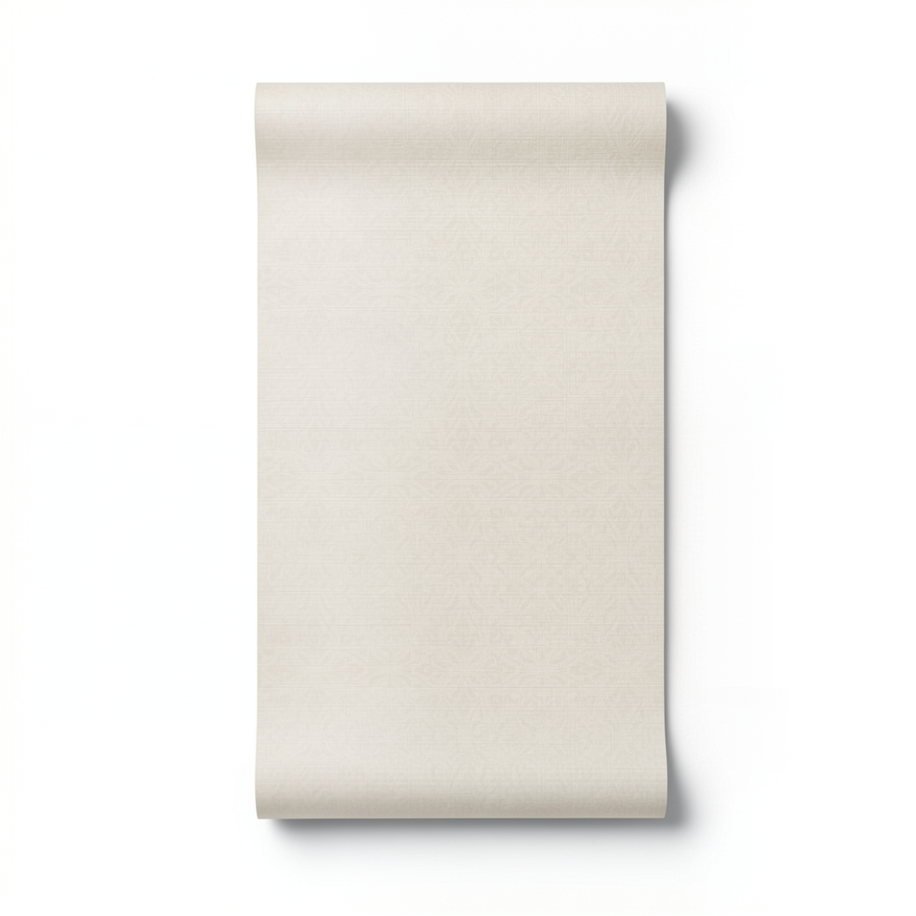 Plain Wallpaper Beige Color 15.6m Length 106cm Width