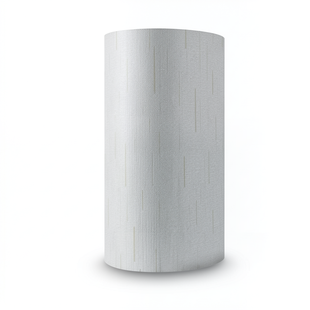 Plain Wallpaper Light Gray, 15.6m Length, 100 cm Width