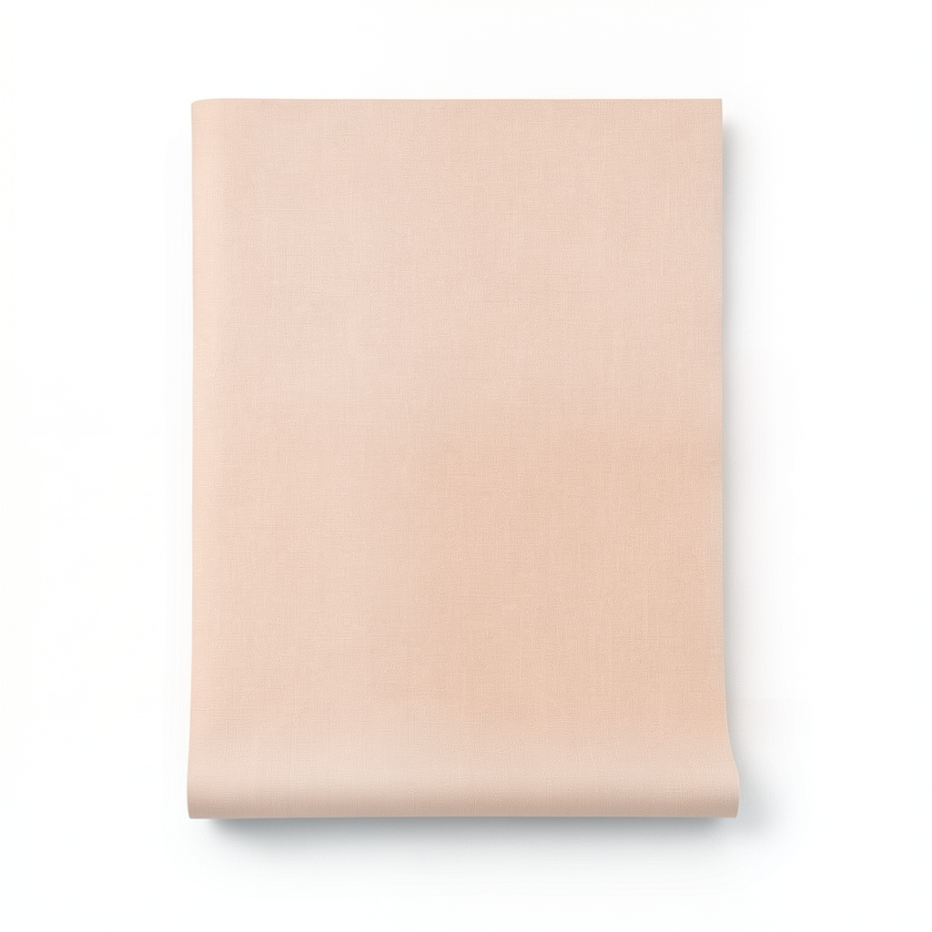 Plain Wallpaper 15.6m x 100cm Peach Beige