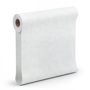 Plain Wallpaper 15.6m x 100cm White-Gray Color