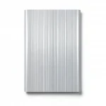 Striped Wall Decoration, Vinyl Sheath, Length 15.6m, Width 100cm, Silver with Gray Color