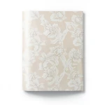 Wallpaper Rose Design 15.6 m x 106 cm Beige & White