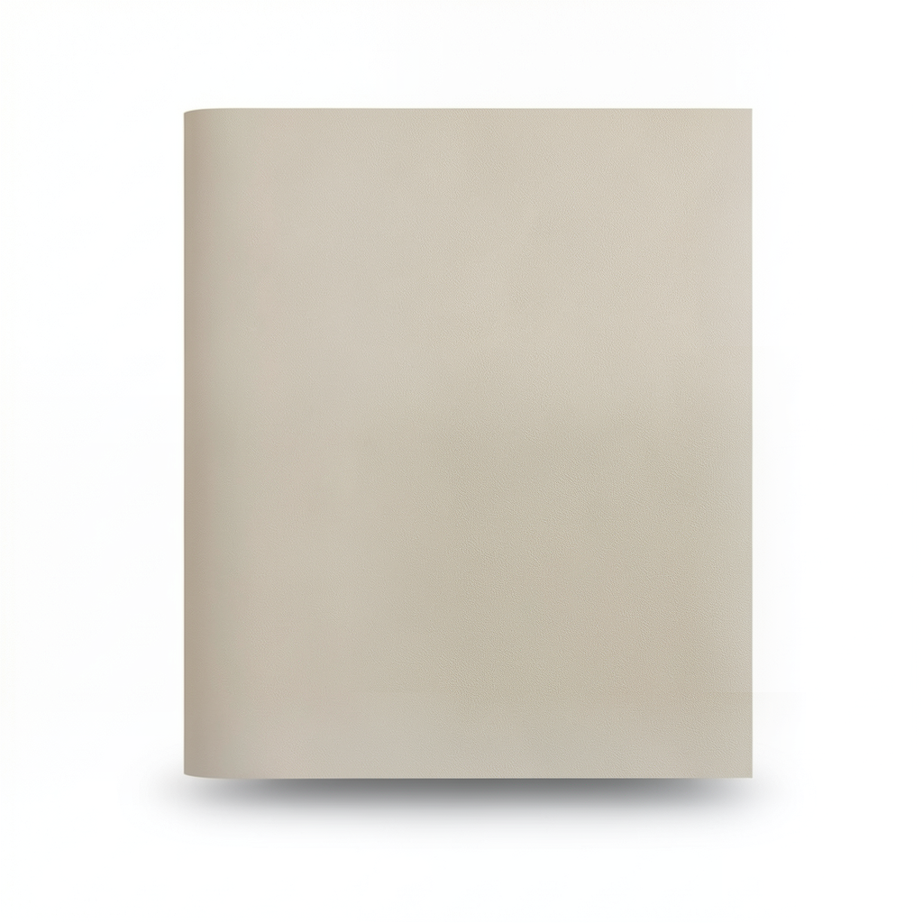 Plain Vinyl Wallpaper 15.6m x 100cm Beige Color