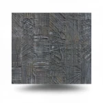 Italian Wallpaper Dark Gray Color, Length 10m, Width 1.06m, Model Z44947