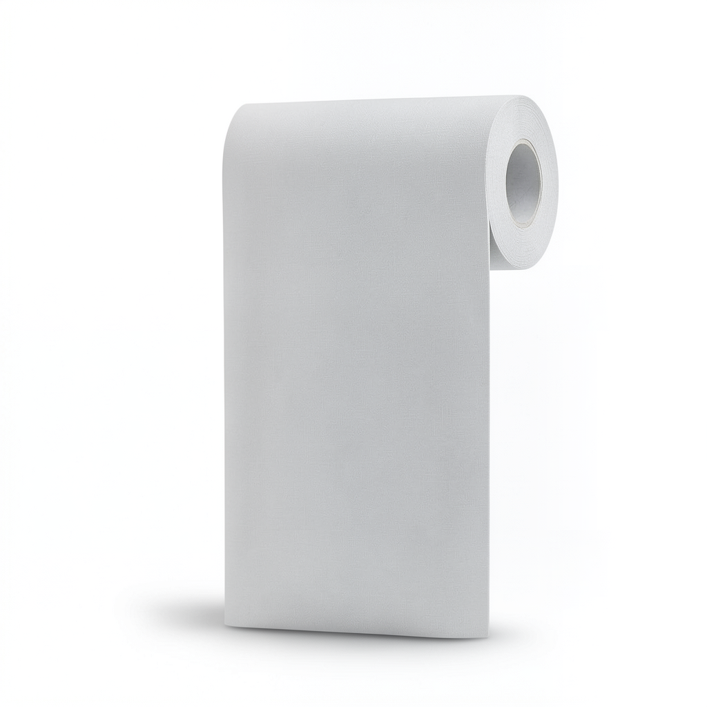 Plain Wallpaper 15.6m x 100cm Faint Grey Color