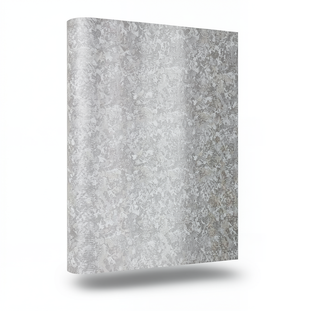 Patterned Wallpaper Gray-Brown 15.6m x 100cm Roll