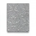 Classic Wall Decoration, Gray Color, Size 10m×1.06m, Model Z46031  
