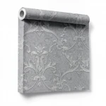 Classic Wall Decoration, Gray Color, Size 10m×1.06m, Model Z46031  