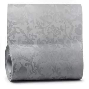 Pattern Wallpaper 15.6m x 100 cm, Gray Color