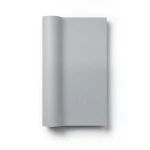 Plain Wallpaper Soft Gray Color 15.6m x 100 cm