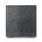 Classic Wall Decoration, Dark Gray Color, Size 10m×1.06m, Model Z46035  