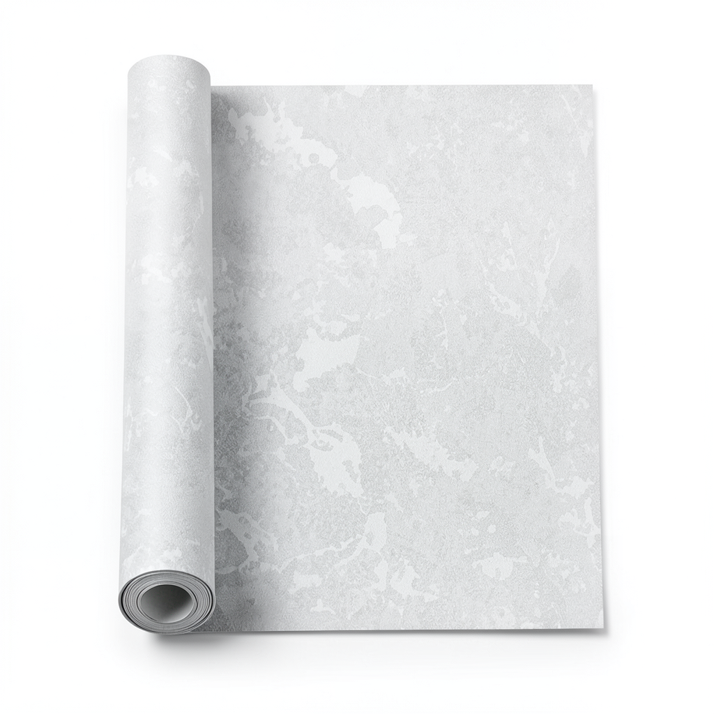 Wallpaper Patterned Design 15.6 m x 100 cm Light Gray