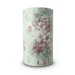 Floral Wallpaper Vinyl Wrap 15.6m x 106cm Light Green Red Grey