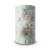 Floral Wallpaper Vinyl Wrap 15.6m x 106cm Light Green Red Grey - Image 1