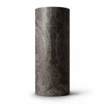 Italian wallpaper, size 10 m x 0.73 m, dark brown color, model 310012