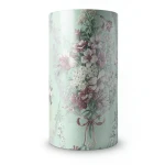 Floral Wallpaper Vinyl Wrap 15.6m x 106cm Light Green Red Grey