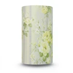 Floral Wallpaper 15.6m Length 106cm Width Green on Yellow and Grey