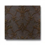 Classic Wall Decoration, Dark Brown Color, Size 10m×1.06m, Model Z46038 