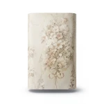 Floral Wallpaper Vinyl Wrap 15.6m x 106cm Beige Brown