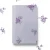 Floral Wallpaper 15.6m×106cm Purple on Gray - Image 1