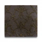 Classic Wall Decoration, Dark Brown Color, Size 10m×1.06m, Model Z46038 
