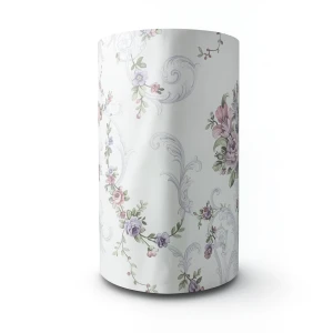 Floral Wallpaper 15.6m Length, 106cm Width, Purple Gray Green