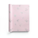 Floral Wallpaper 15.6m×106cm Pink Gray Color