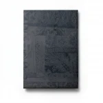 Italian wallpaper 10 m x 0.73 m, dark gray color, model 310030