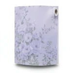 Floral Wallpaper 15.6m x 106cm Light Purple with Gray