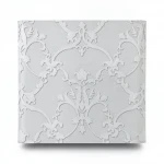 Italian Wall Cover Length 10m, Width 1.06m, Light Gray Color, Model Z46039  