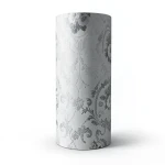 Floral Wallpaper 15.6m x 106cm Light Gray/Dark Gray
