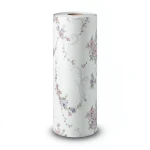 Floral Wallpaper 15.6m Length, 106cm Width, Purple Gray Green