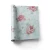 Floral Wallpaper 15.6m×106cm Gray with Red and Cyan - Image 1