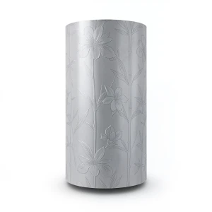 Floral Wallpaper Vinyl Wrap 15.6m x 106cm Gray
