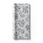 Floral Wallpaper 15.6m x 106cm Gray
