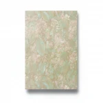 Italian Wall Decoration Beige with Green Color, Length 10m, Width 0.73m, Model 24006