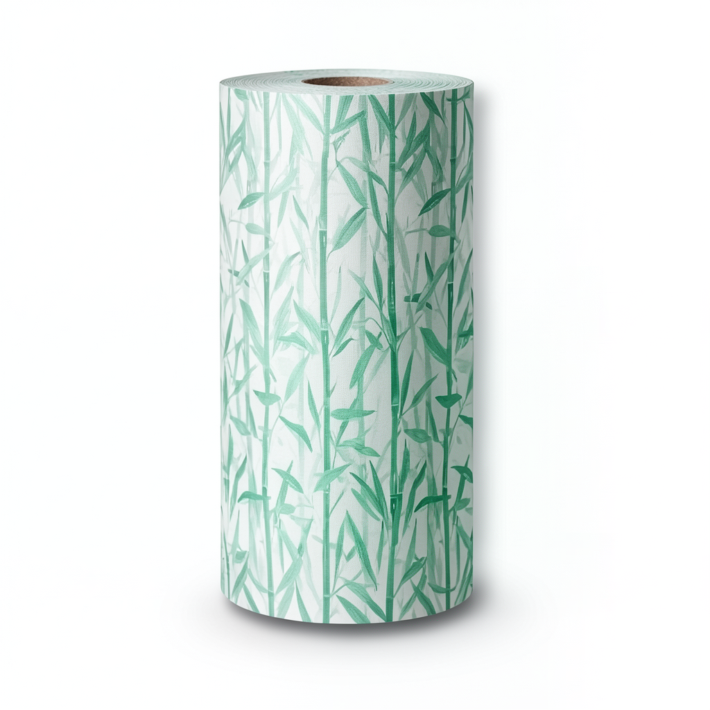 Tree-Patterned Wallpaper Vinyl Wrap 15.6m x 106cm Green