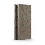 Leaf Patterned Wallpaper 15.6m x 106cm Desert Brown, Dark Brown
