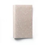 Leaf Patterned Wallpaper 15.6m Length, 106cm Width, Pastel Brown
