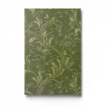 Italian Wall Covering Olive Green Color, Length 10m, Width 0.73m, Model 24011
